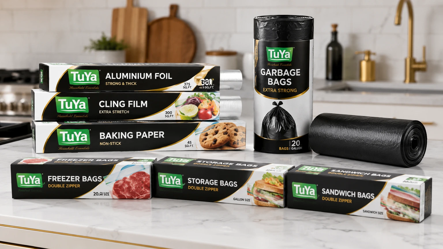 TuYa Aluminiumfolie und Haushaltsfolien